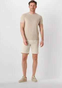 beige profuomo t-shirt t-shirt crew neck ss