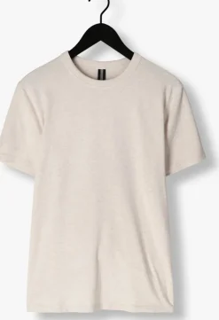 beige profuomo t-shirt t-shirt short sleeve jersey