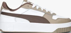 beige puma lage sneakers carina street