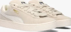 beige puma lage sneakers suede xl