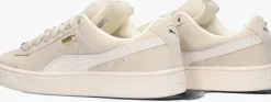 beige puma lage sneakers suede xl