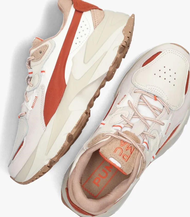 beige puma lage sneakers orkid wild women wns