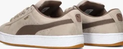 beige puma lage sneakers suede xl