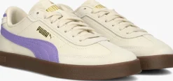beige puma lage sneakers club ii jr
