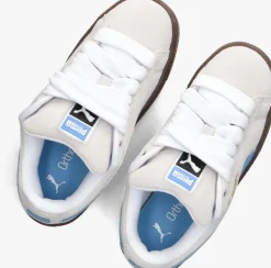 beige puma lage sneakers suede xl jr