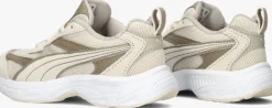 beige puma lage sneakers morphic earthy