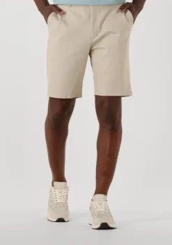 beige pure path broeken slim fit smart shorts