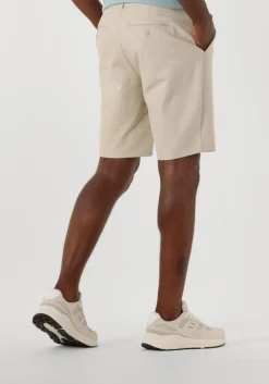 beige pure path broeken slim fit smart shorts