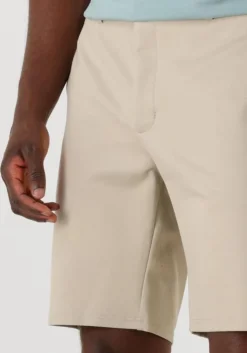 beige pure path broeken slim fit smart shorts