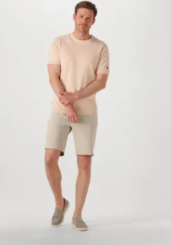 beige pure path broeken slim fit smart shorts