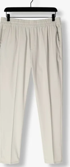 beige pure path pantalon regular fit smart pants