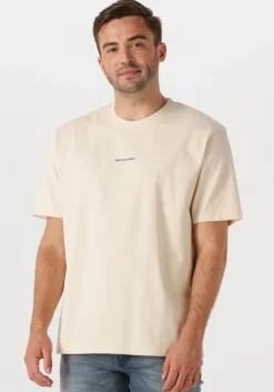 beige pure path t-shirt loose fit crewneck ss t-shirts