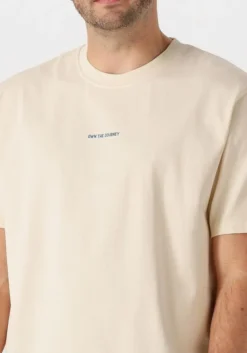 beige pure path t-shirt loose fit crewneck ss t-shirts