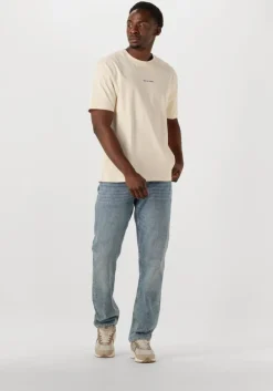 beige pure path t-shirt loose fit crewneck ss t-shirts