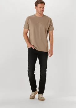 beige pure path t-shirt regular fit t-shirts