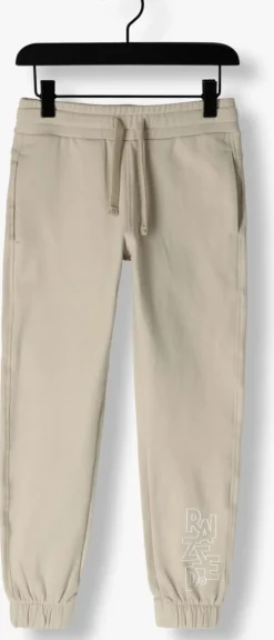 beige raizzed joggingbroek soid