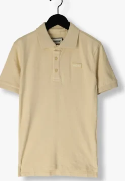 beige raizzed polo hallow