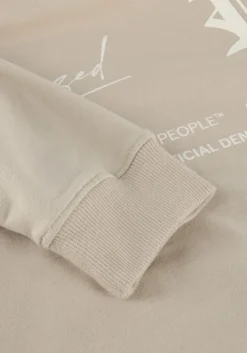 beige raizzed sweater nile