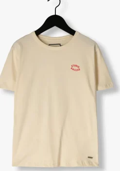 beige raizzed t-shirt safia