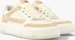 beige red-rag lage sneakers 71000 lois