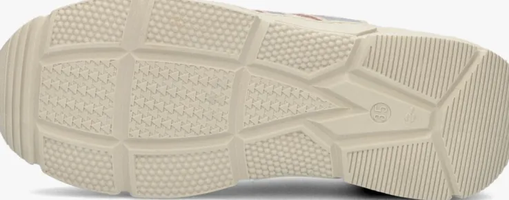 beige red-rag lage sneakers 13156