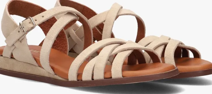 beige red-rag sandalen 79542 tiny wedge