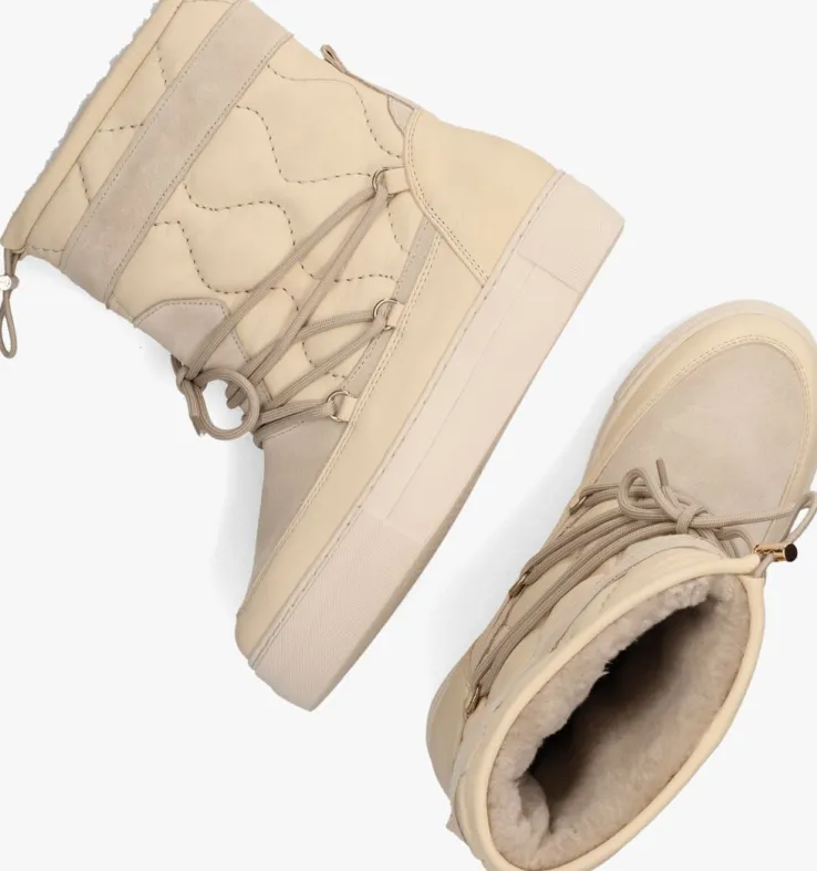 beige red-rag snowboots 74654