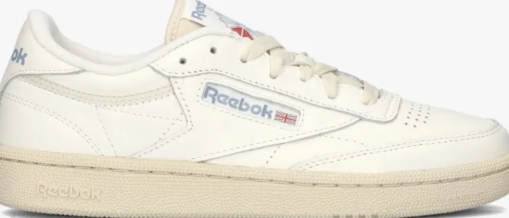 beige reebok lage sneakers club c 85 woman