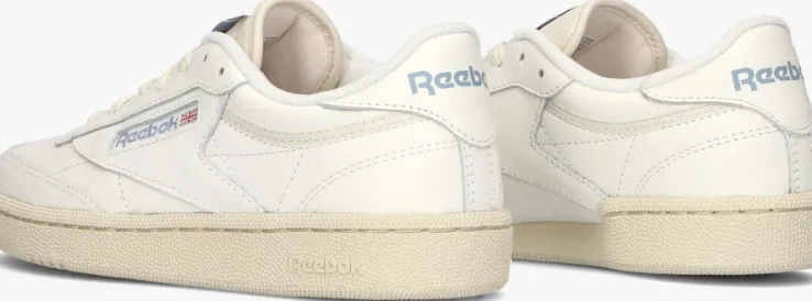 beige reebok lage sneakers club c 85 woman