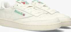 beige reebok lage sneakers club c 85 vintage