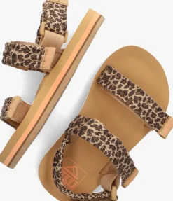 beige reef platte sandalen ahi convertible