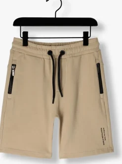 beige rellix joggingbroek jog shorts rellix print