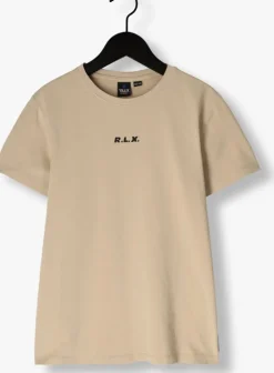 beige rellix t-shirt t-shirt rlx backprint