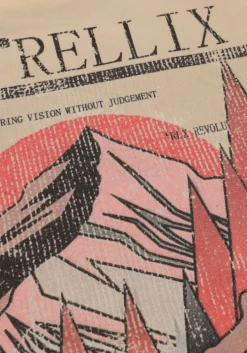 beige rellix t-shirt t-shirt rlx backprint