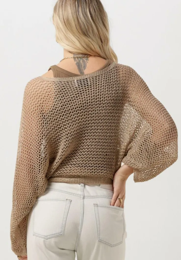 beige resort finest trui crochet sweater