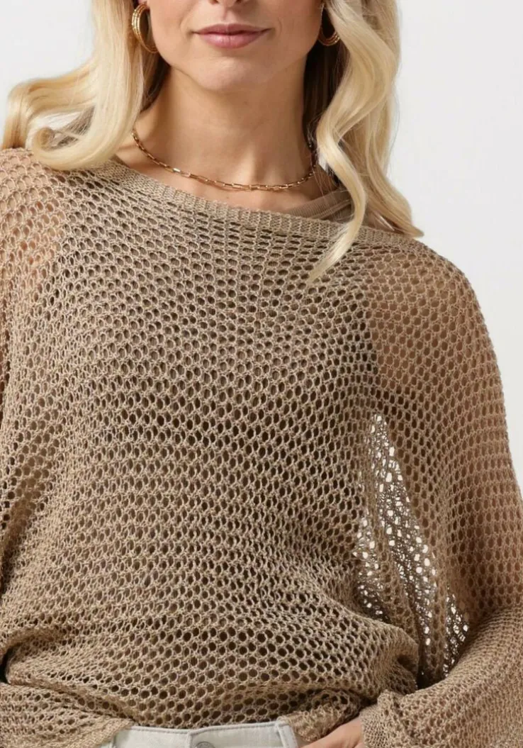 beige resort finest trui crochet sweater