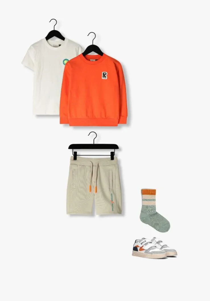 beige retour korte broek spin