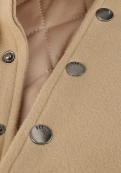 beige retour leren jas darren