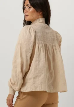 beige ruby tuesday blouses kaya coll smock and pintuck blouse