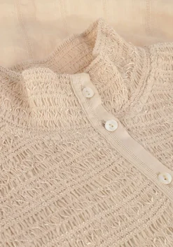 beige ruby tuesday blouses kaya coll smock and pintuck blouse