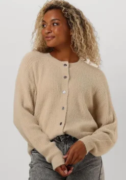 beige ruby tuesday vest vance fluffy cardigan