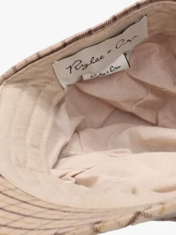 beige rylee + cru pet captain hat