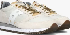 beige saucony lage sneakers jazz 81