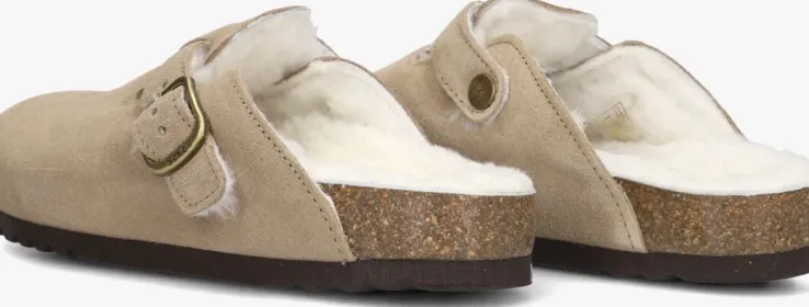 beige scholl instappers fae new