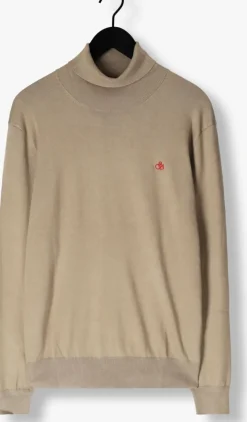 beige scotch & soda coltrui turtleneck viscose sweater