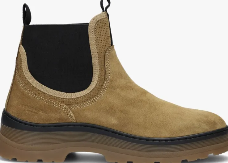 beige scotch & soda enkelboots maffei