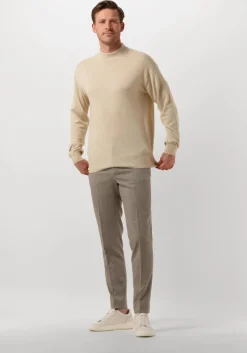 beige scotch & soda sweater dropped shoulder mock neck