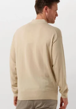 beige scotch & soda sweater dropped shoulder mock neck
