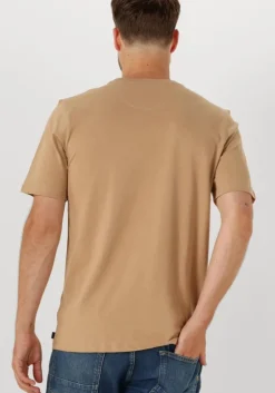 beige scotch & soda t-shirt seasonal core - regular-fit logo t-shirt