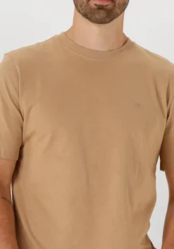 beige scotch & soda t-shirt seasonal core - regular-fit logo t-shirt